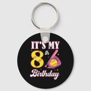 8歳の誕生日 ソフトガール 8歳の女の子 パーティー キーホルダー