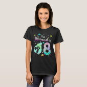 8歳の誕生日 人魚姫 ギフト 女の子 8歳 Tシャツ (正面フル)