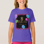 8歳の誕生日  Tシャツ (正面)