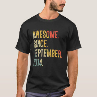 8歳ギフト8素晴らし誕生日 Tシャツ