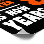 8歳ハッピー8誕生日バスケットボール8thバート ポスター (角)