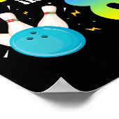 8歳ボーリング8歳パーティー8歳にローリン ポスター (角)