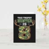 8歳狩り8歳パーティー鹿ハンター カード (黄色い花)