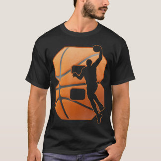 8歳8thバスケットボール誕生日Partytheme Boys Tシャツ