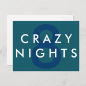 8熱狂するな夜ハヌカーの郵便はがき シーズンポストカード (正面/裏面)