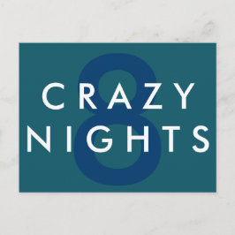 8熱狂するな夜ハヌカーの郵便はがき シーズンポストカード