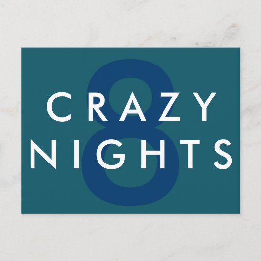 8熱狂するな夜ハヌカーの郵便はがき シーズンポストカード (正面)