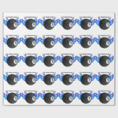 8球の後ろで得て下さい ラッピングペーパー (フラット)