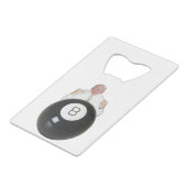 8球の後ろ クレジットカード栓抜き (裏面アングル)