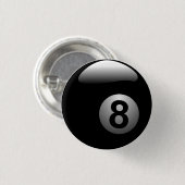 8球スヌーカープールビリヤード 缶バッジ (正面&裏面)