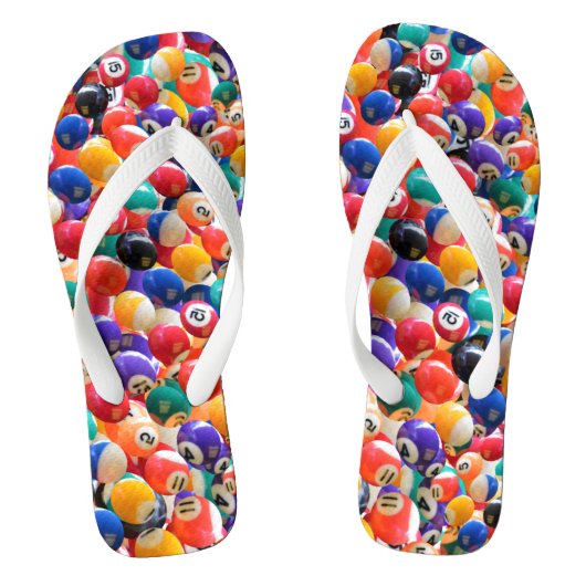 8球伝統的カラー、トンズ ビーチサンダル (フットベッド)