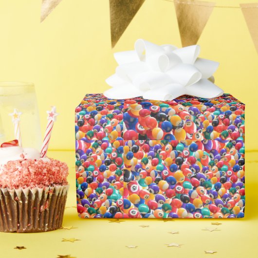8球伝統的カラー、ラッピング紙 ラッピングペーパー (誕生日パーティー)
