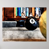 8球射撃、 発砲 ポスター (正面)