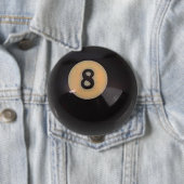 "8球"の玉突の玉のデザインギフトおよびプロダクト 缶バッジ (インサイチュ)