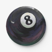 8球 ペーパープレート (正面)