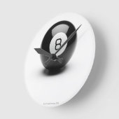 8球 ラウンド壁時計 (傾斜)