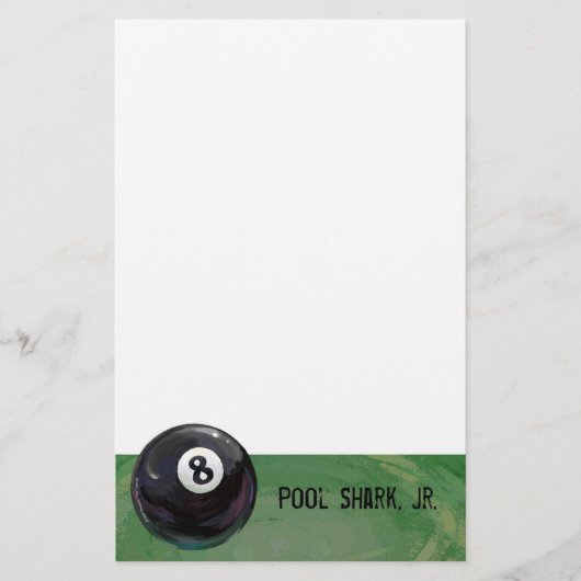 8球 便箋 (正面)