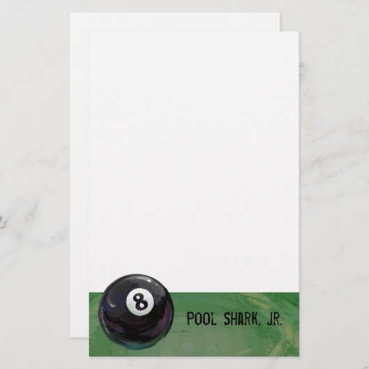 8球 便箋 (正面/裏面)