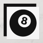 8球 招待状 (正面/裏面)