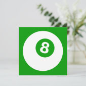 8球 招待状 (スタンド正面)