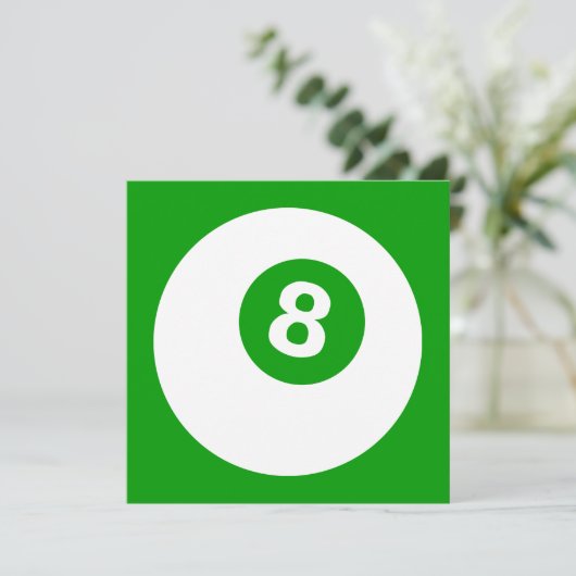 8球 招待状 (スタンド正面)