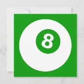 8球 招待状 (正面)
