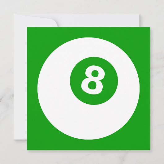 8球 招待状 (正面)