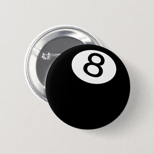8球 缶バッジ (正面&裏面)