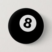 8球 缶バッジ (正面)