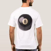 8球 Tシャツ (裏面)