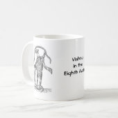 8番目のアバターのヴィシュヌ コーヒーマグカップ (正面左)