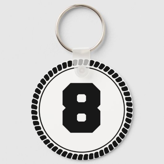 8番目の円 キーホルダー (正面)