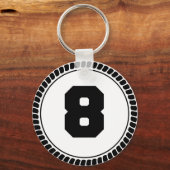 8番目の円 キーホルダー (正面)