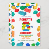 8番目の建築招待状、建物ブロック 招待状 (正面/裏面)