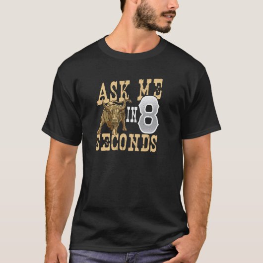 8秒で牧場を尋ねてくるブルーライダー Tシャツ (正面)