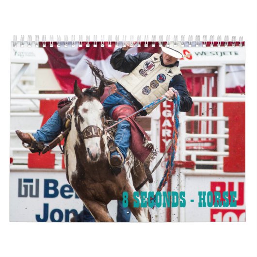 8秒-馬のカレンダー カレンダー (カバー)