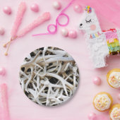 8紙プレートエルク〔雄ジカの〕枝角 ペーパープレート (パーティー)