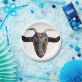 8紙プレートブラック&タンヤギ ペーパープレート (パーティー)