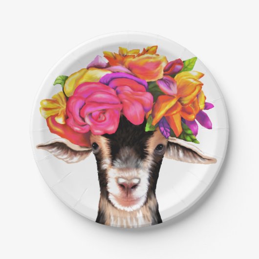 8紙プレートポセイザヤギ ペーパープレート (正面)