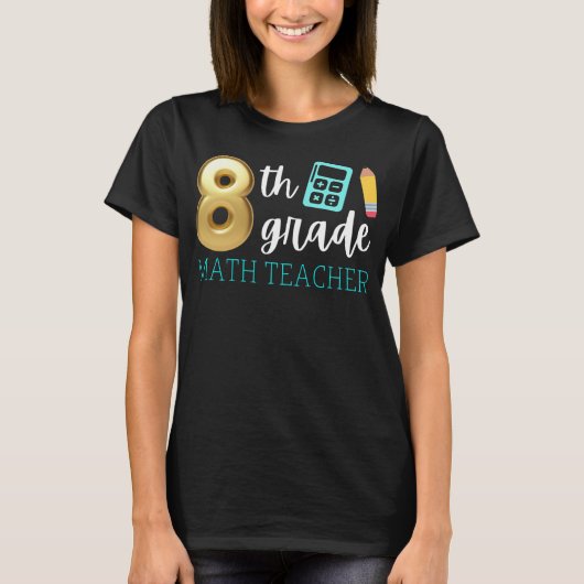 8級数学先生8級数学 Tシャツ (正面)