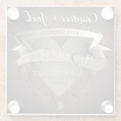 8結婚周年青銅 ガラスコースター (裏面)