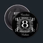 8結婚周年青銅 栓抜き<br><div class="desc">君の結婚八周年は青銅伝統的の賜物だ。このクレストスタイルデザインはカップルの8年間の結婚のためのロマンチックなデザインであ祝る。このもしデザインの救済下に連絡頼カスタマイズ、彼らはこの文字の下にあるデザイナーのボタンです。</div>