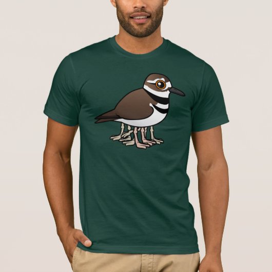 8脚のKilldeer Tシャツ (正面)