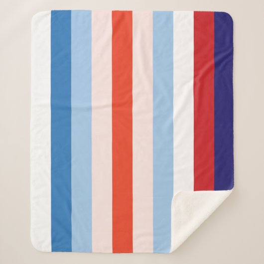 8色の組み合わせ シェルパブランケット (正面)