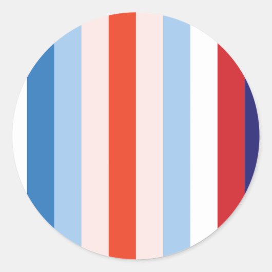 8色の組み合わせ ラウンドシール (正面)