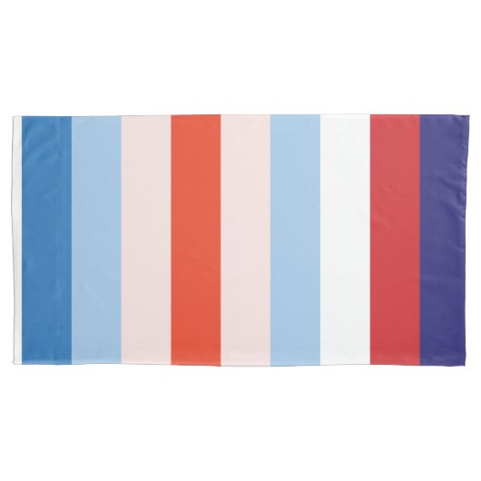 8色の組み合わせ 枕カバー (正面)