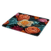 #8花柄 カッティングボード (角)