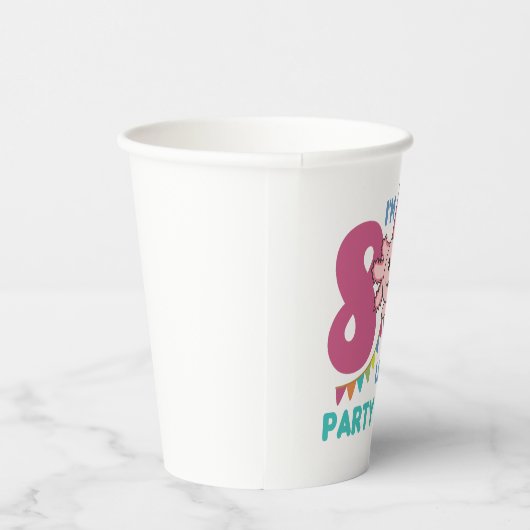 8誕生日アクソロテルエイトオールドスウィートアクソロテルズ 紙コップ (右)