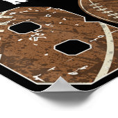 8誕生日サッカーボーイエイトサッカー ポスター (角)