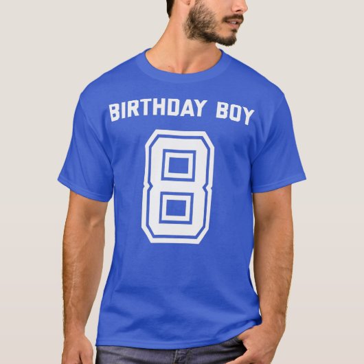 8誕生日シャツボーイ贈与年齢8歳8歳 Tシャツ (正面)
